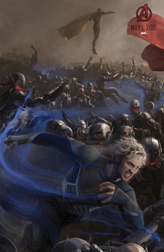Illustration for article titled Primera imagen de La Visión en un espectacular cartel de Los Vengadores